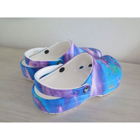 Crocs 206868-90H Men's Sz 8 Women's 10 Classic Out Of This World Slip-On Clogs - Picture 8 of 12